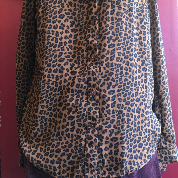 Leopard print button down by the limited! - Picture 2 of 4